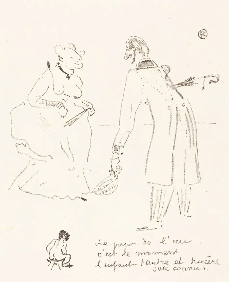 New Year's Greeting (Le compliment du jour de l'an) by Henri de Toulouse-Lautrec