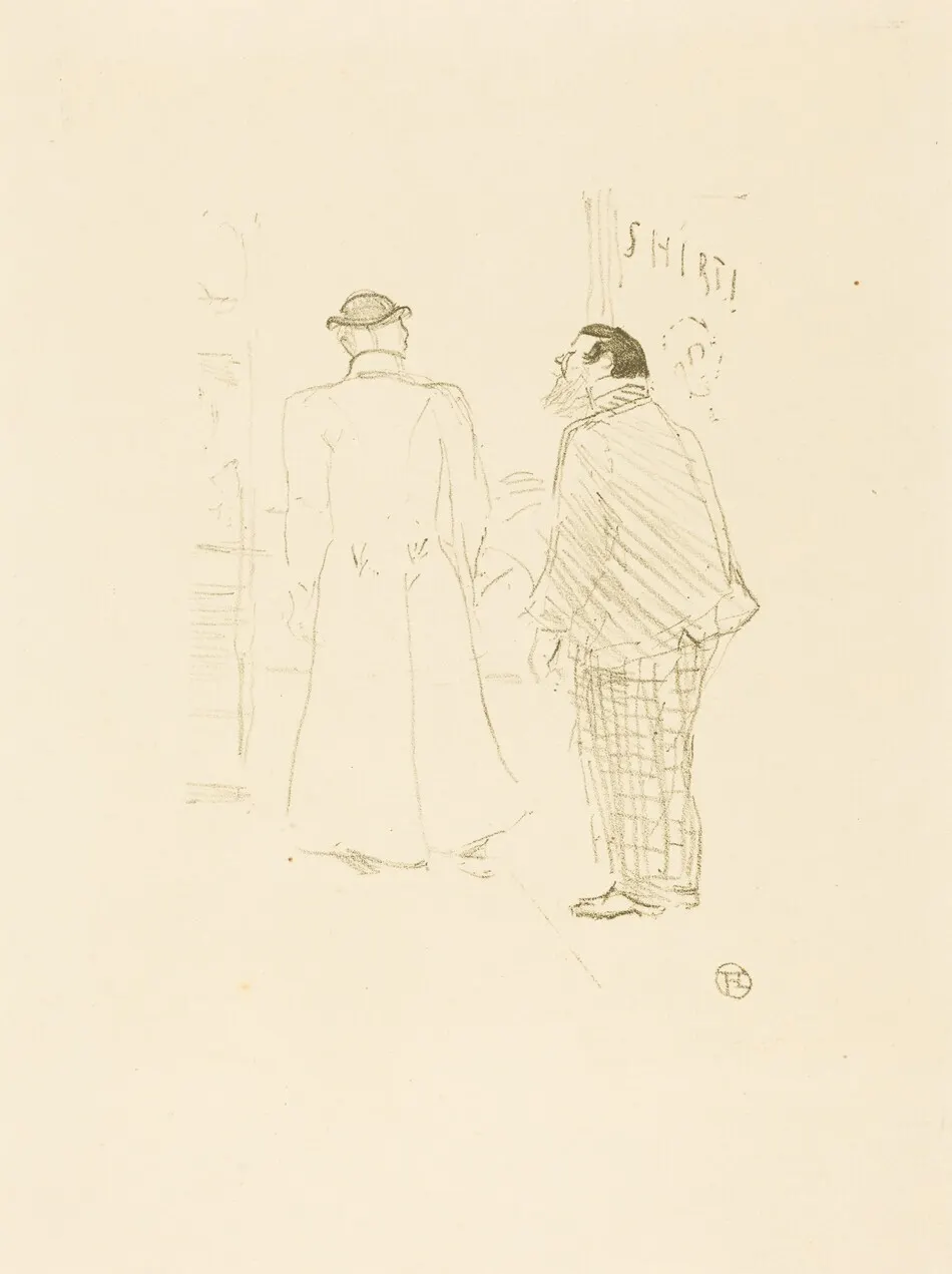 The First Vendor of Jourdan and Brown (Le premier vendeur de Jourdan et Brown) by Henri de Toulouse-Lautrec
