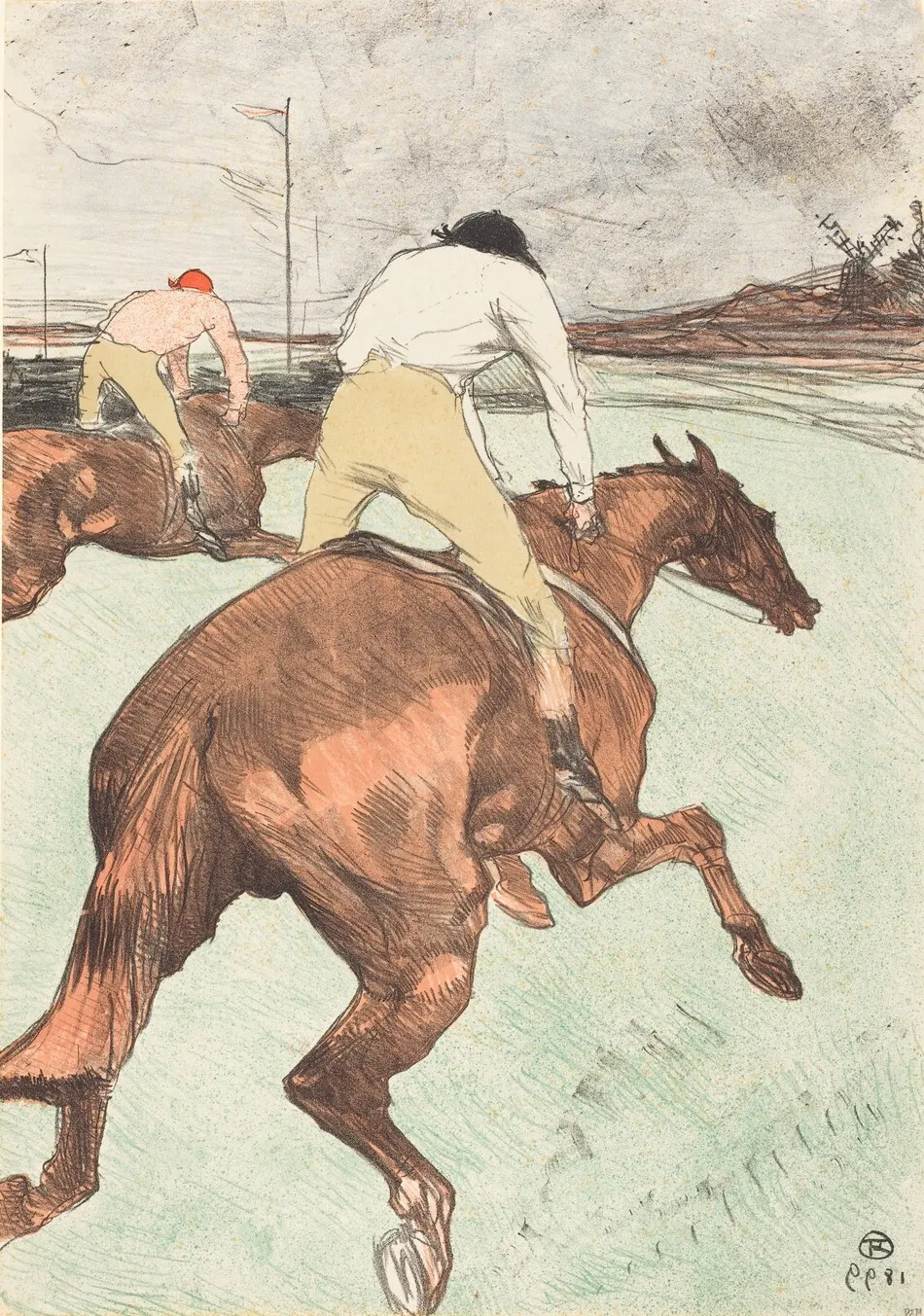 The Jockey (Le jockey) by Henri de Toulouse-Lautrec