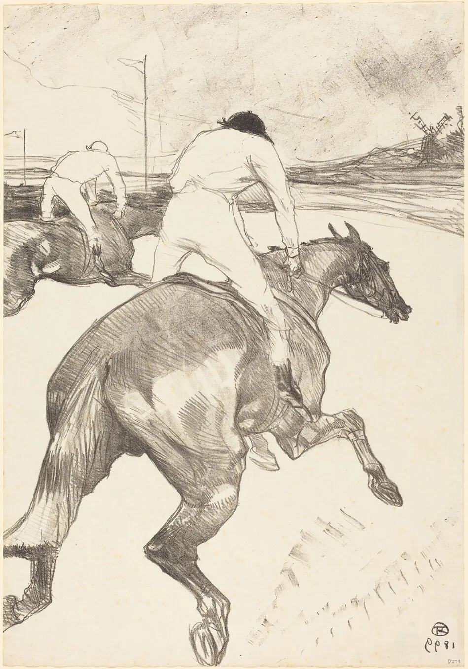 The Jockey (Le jockey) by Henri de Toulouse-Lautrec