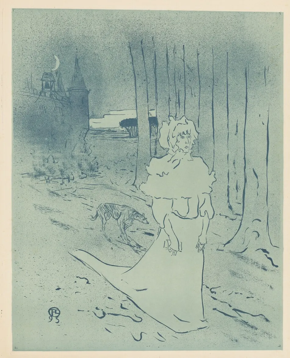 The Manor Lady or the Omen (La chatelaine ou le tocsin) by Henri de Toulouse-Lautrec
