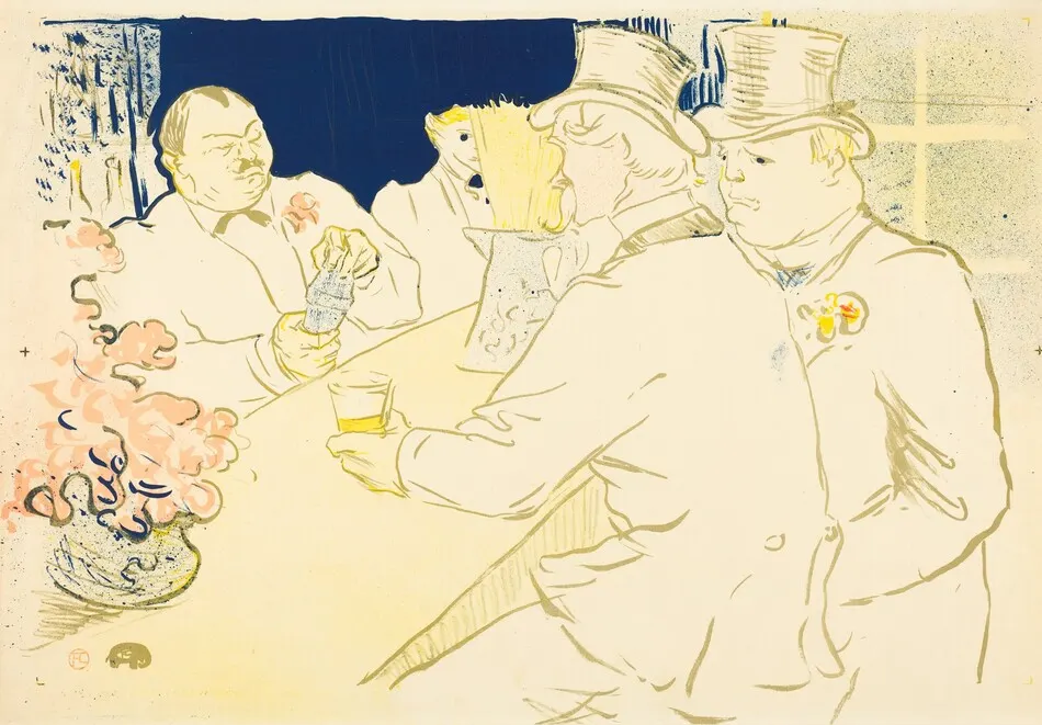 Irish and American Bar, rue Royale by Henri de Toulouse-Lautrec