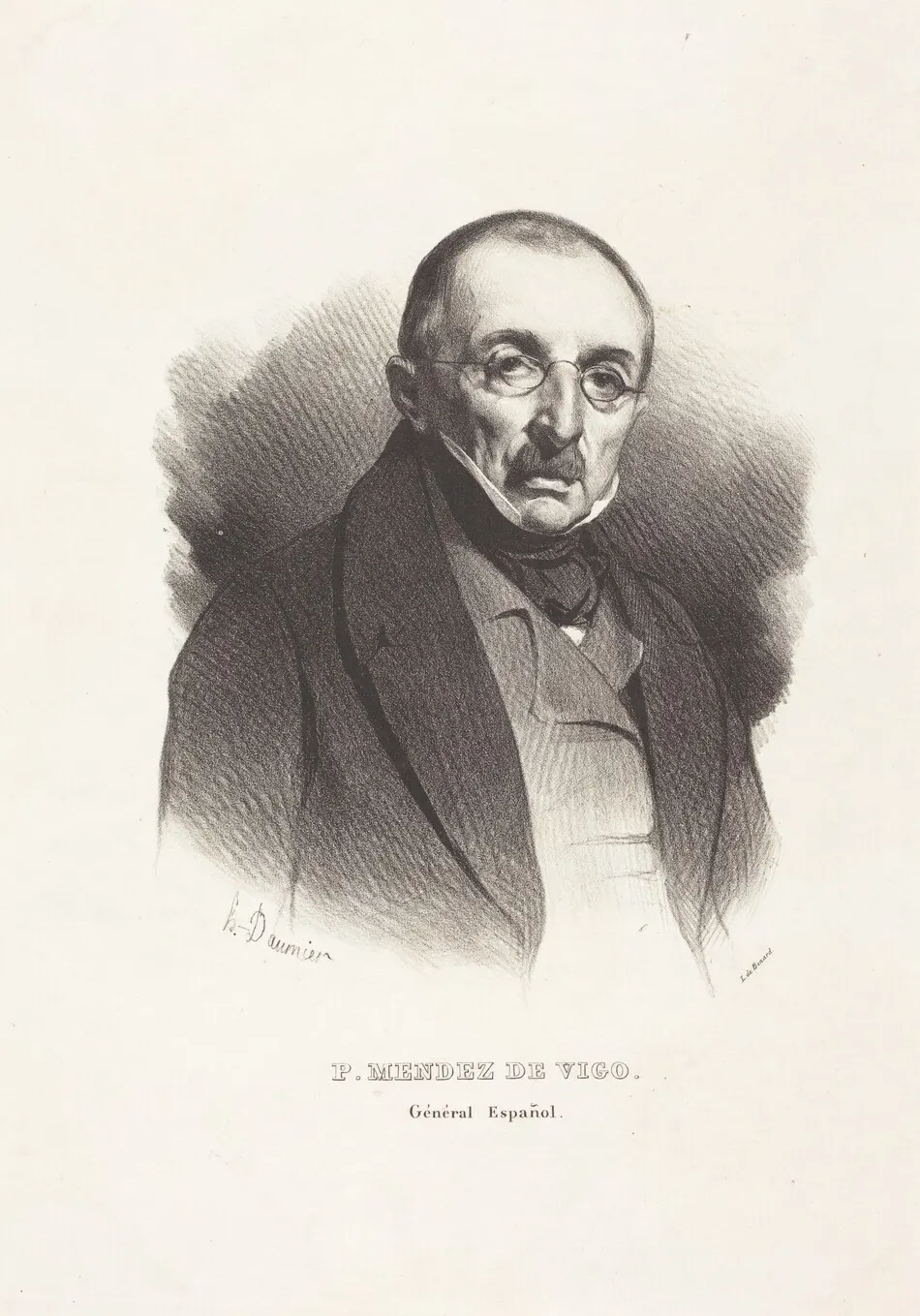 Général P. Mendez Vigo by Honoré Daumier