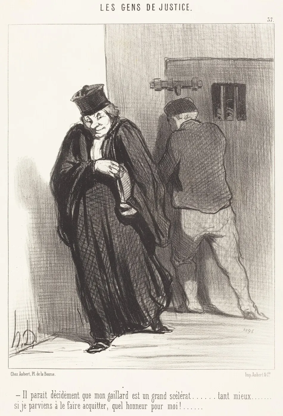 Il parait... que mon gaillard est un grand scélérat... by Honoré Daumier
