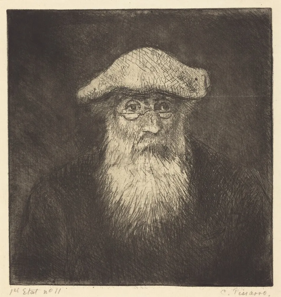 Self-Portrait (Camille Pissarro, par lui-meme) by Camille Pissarro