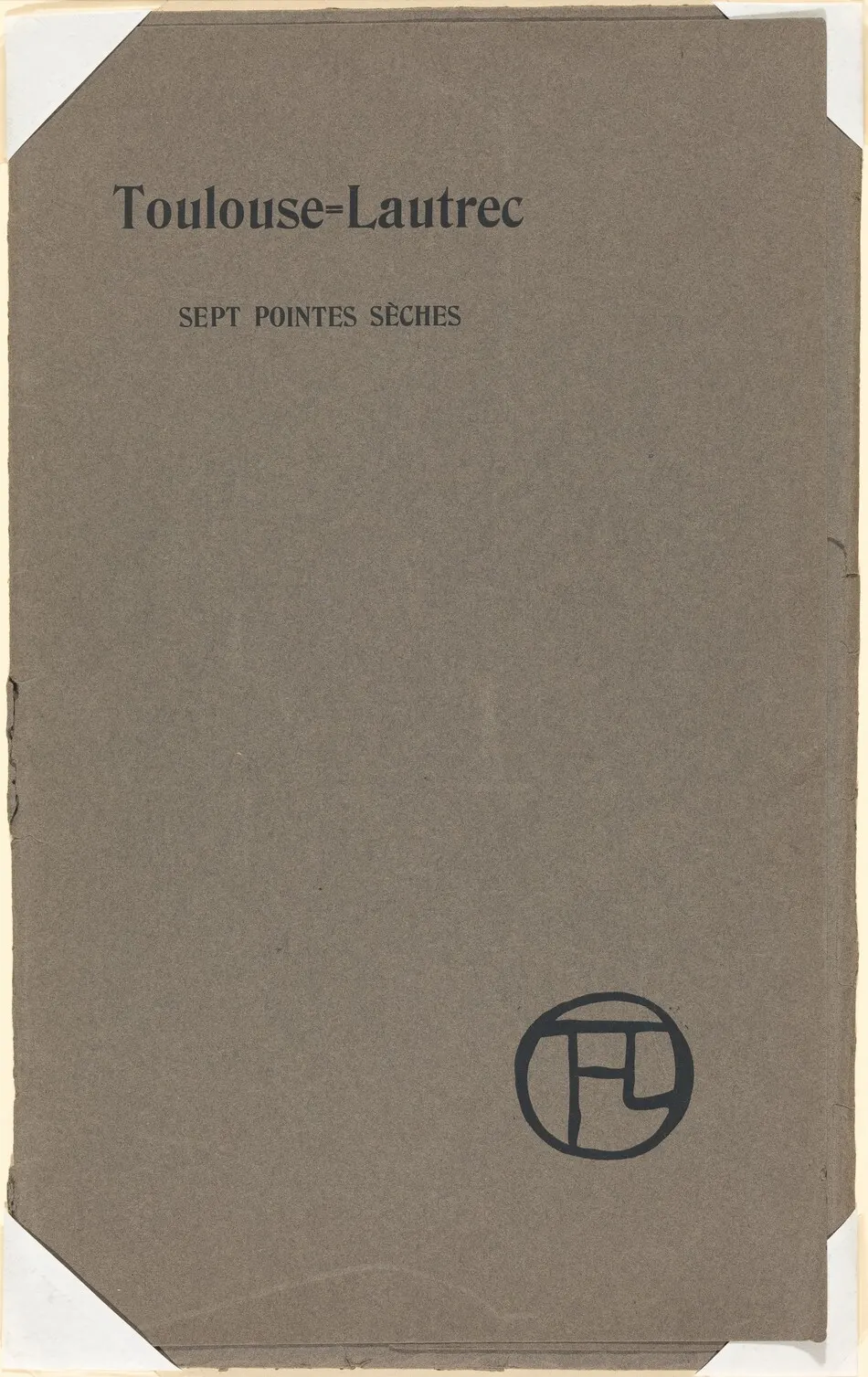 Sept pointes seches by Henri de Toulouse-Lautrec