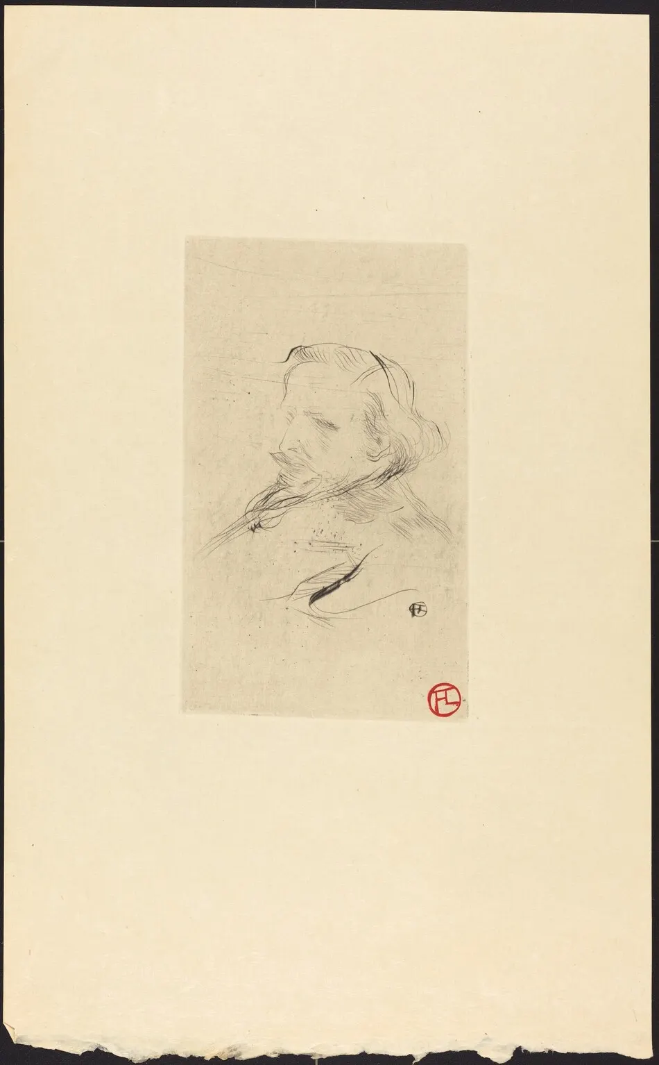 Francis Jourdain by Henri de Toulouse-Lautrec