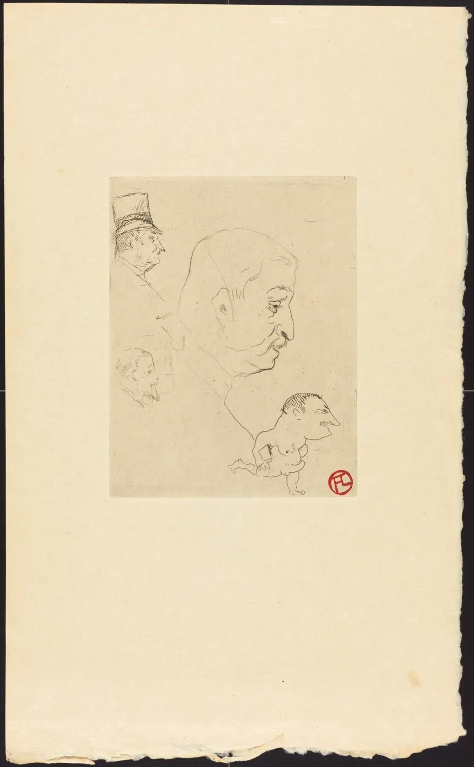 Sketch (Croquis) by Henri de Toulouse-Lautrec