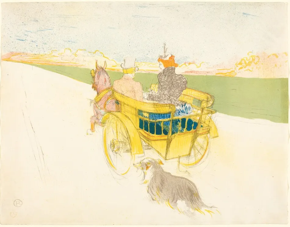 Country Outing (Partie de campagne) by Henri de Toulouse-Lautrec