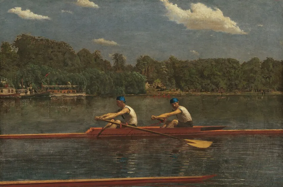 The Biglin Brothers Racing by Thomas Eakins
