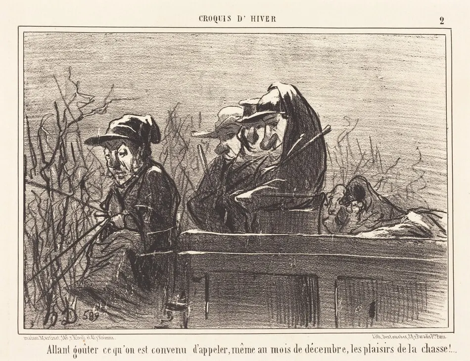 Allant gouter ce qu'on est convenu d'appeler... by Honoré Daumier