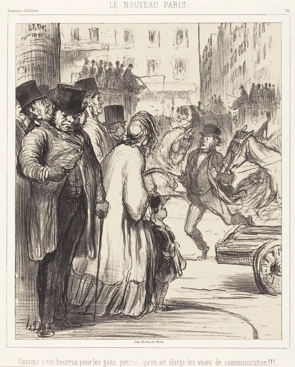 Le Nouveau Paris by Honoré Daumier