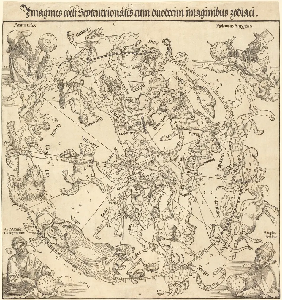 The Northern Celestial Hemisphere by Albrecht Dürer