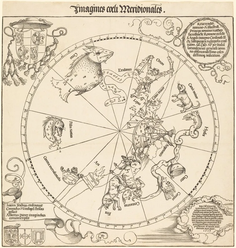 The Southern Celestial Hemisphere by Albrecht Dürer