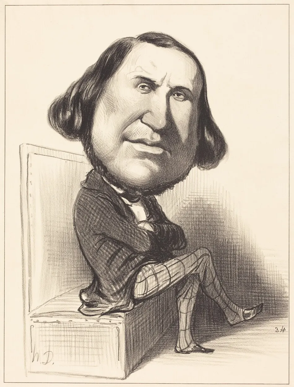 Auguste Avond by Honoré Daumier