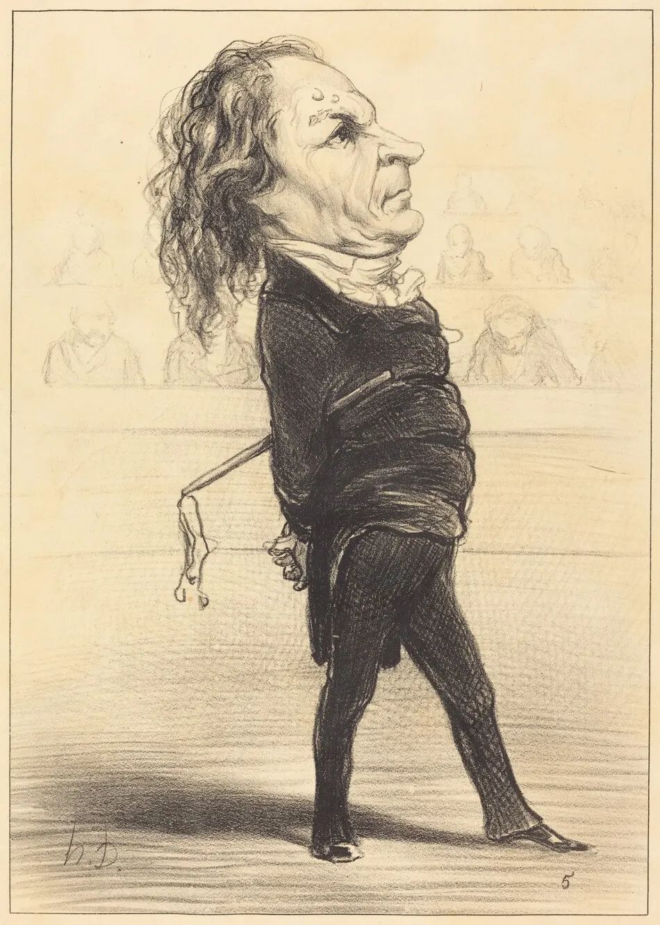 Alex. Thomas Marie by Honoré Daumier