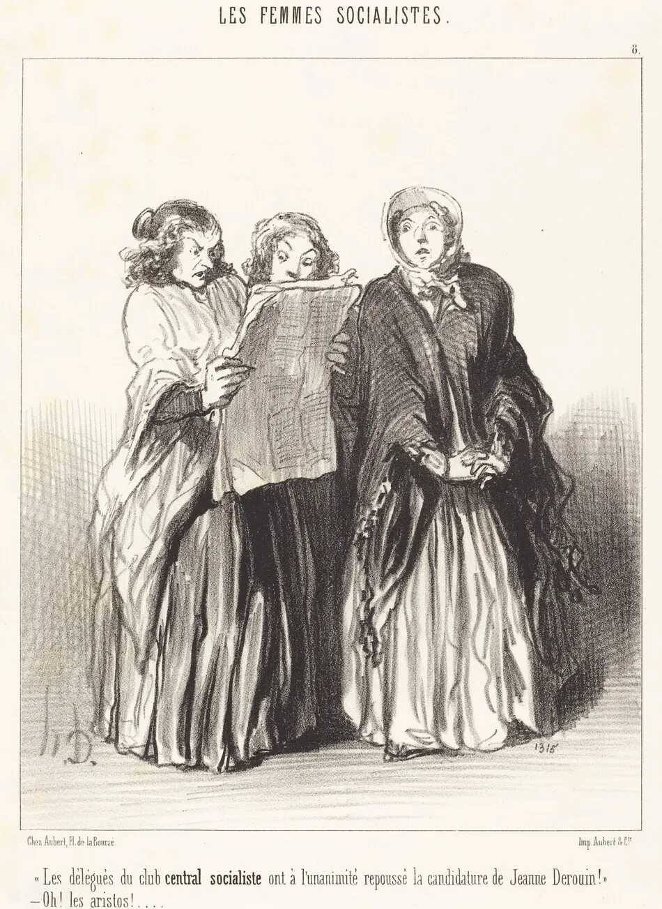 Les Délégués du club central socialiste ont repoussé... by Honoré Daumier
