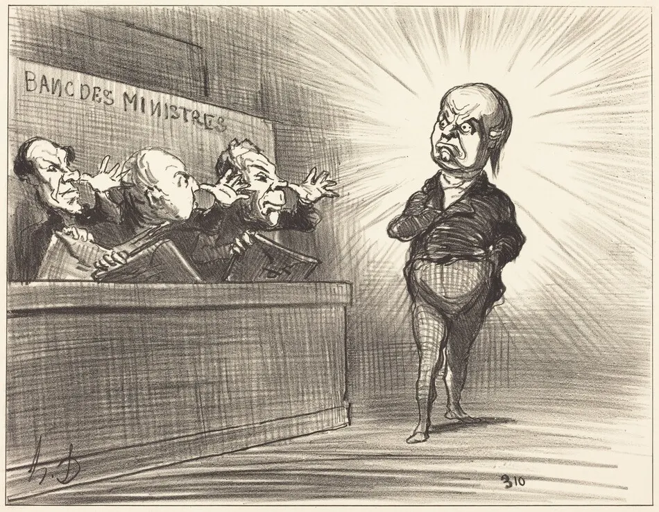 Ce n'est pas encore cette fois-ci... by Honoré Daumier