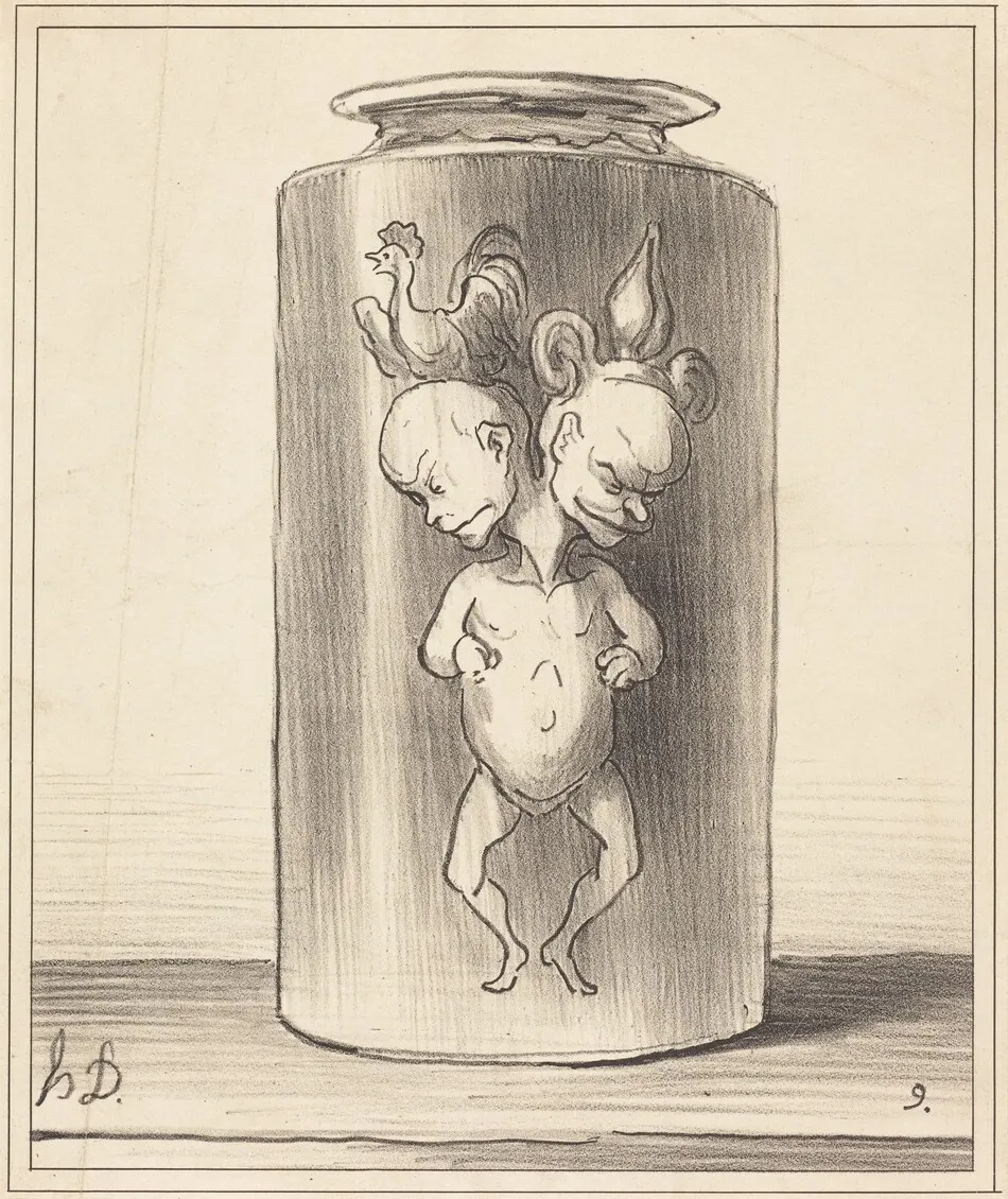 La fusion by Honoré Daumier