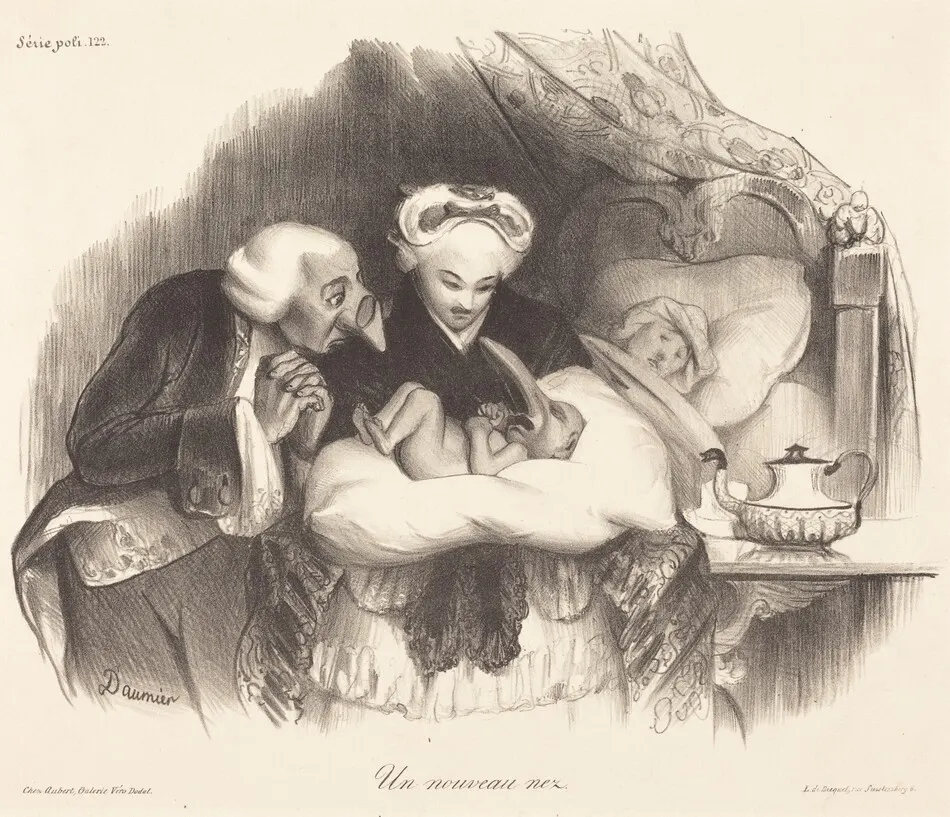 Un nouveau nez by Daumier, Honoré