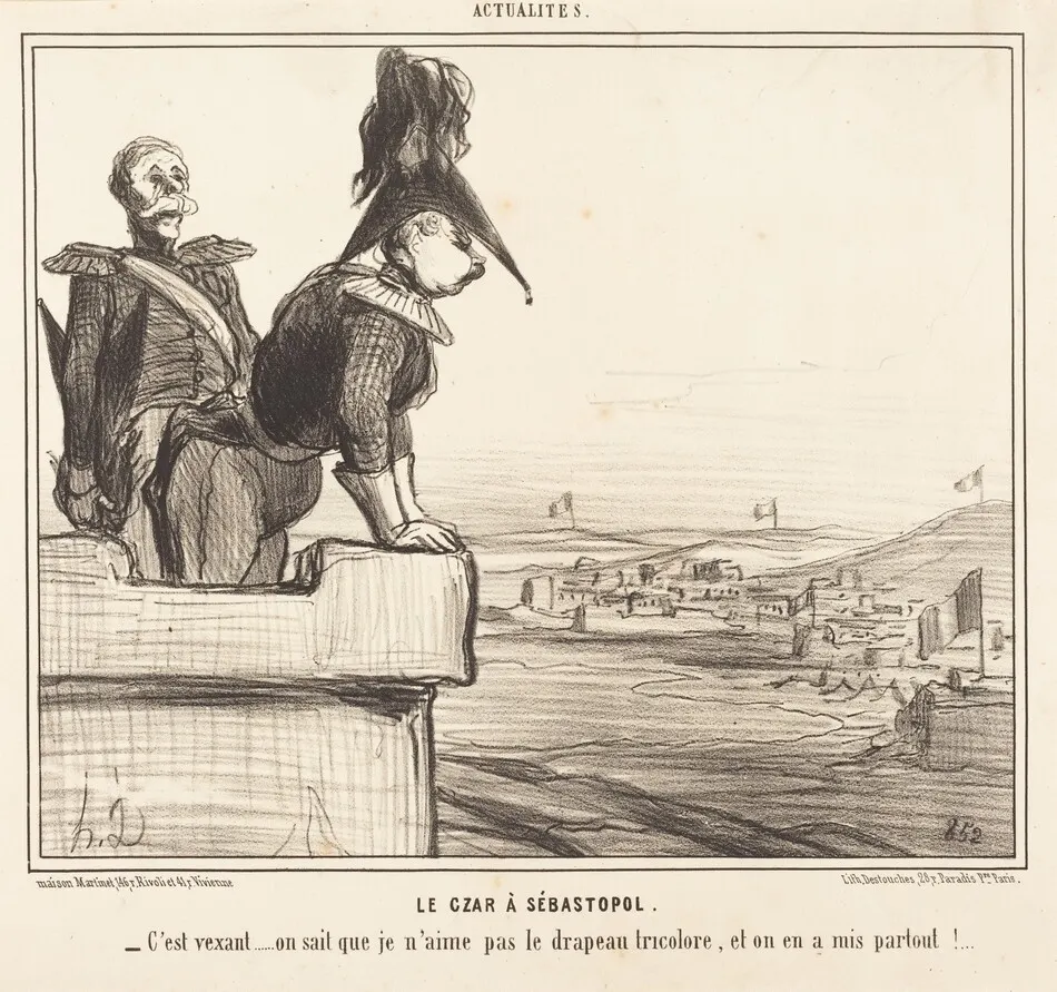 Le Czar a Sébastopol by Honoré Daumier