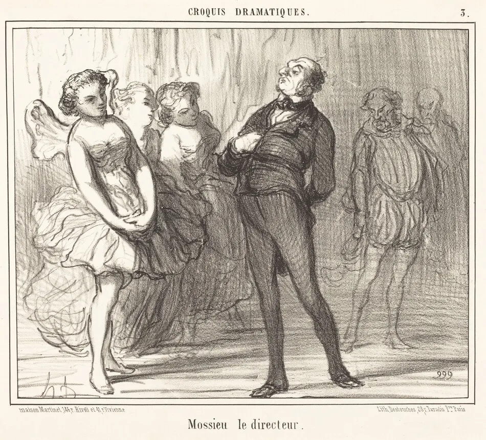 Mossieu le directeur by Honoré Daumier