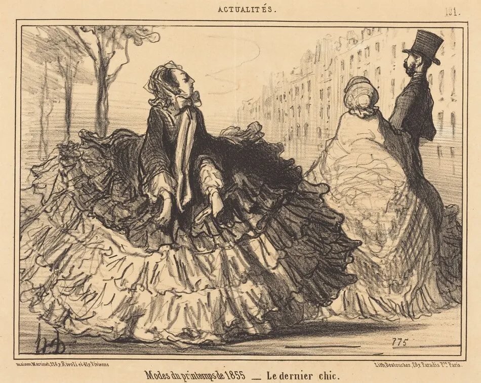Modes du printemps de 1855 by Honoré Daumier