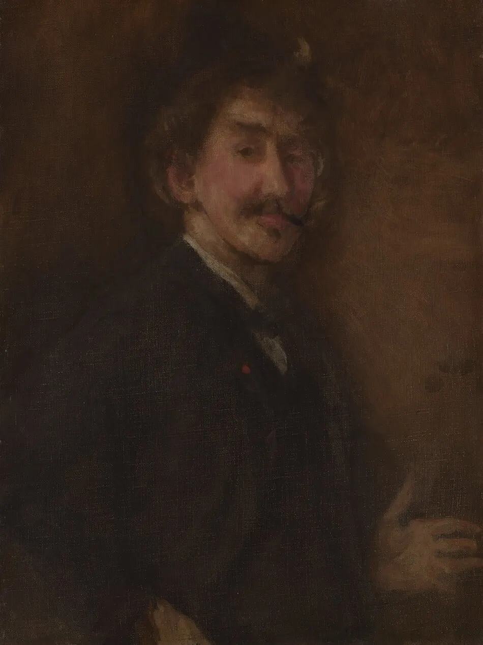 Gold and Brown: Self-Portrait by James McNeill Whistler
