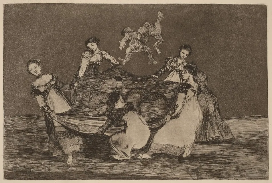 Disparate femenino (Feminine Folly) by Francisco Goya