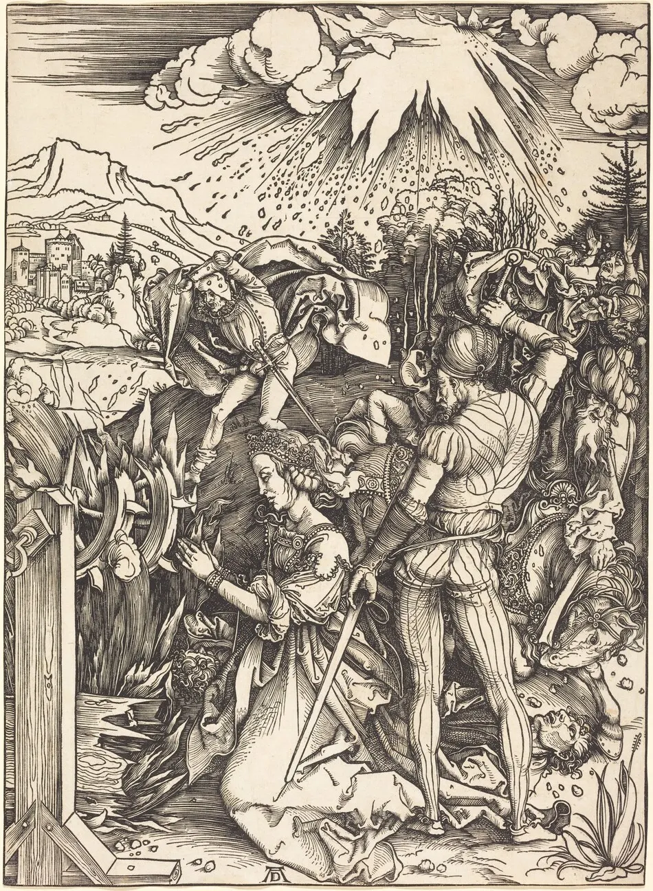 The Martyrdom of Saint Catherine by Albrecht Dürer