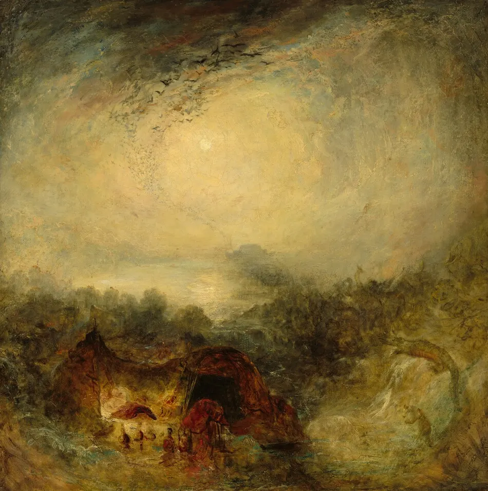 The Evening of the Deluge by J.M.W. Turner