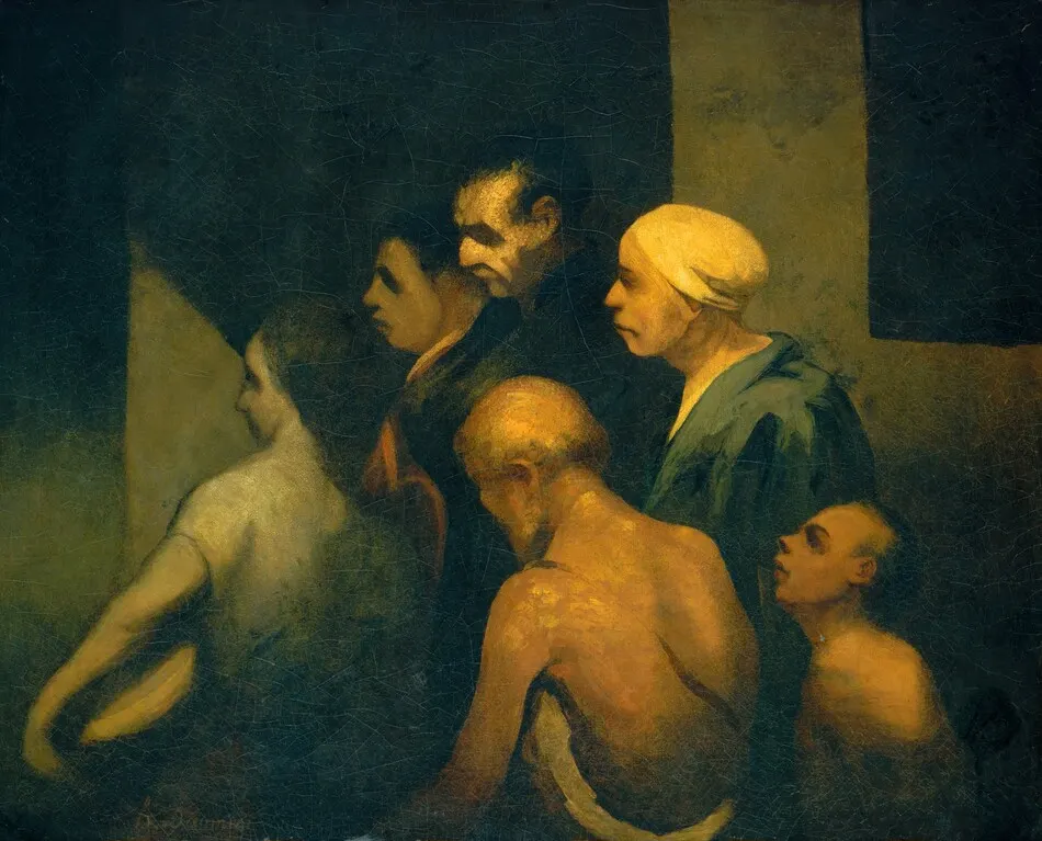 The Beggars by Daumier, Honoré