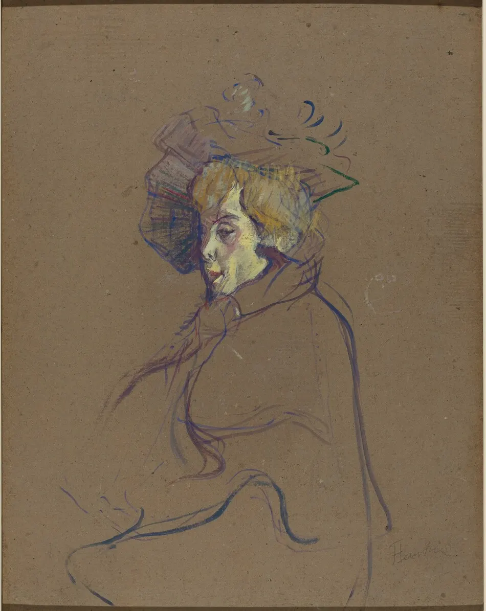 Jane Avril by Henri de Toulouse-Lautrec