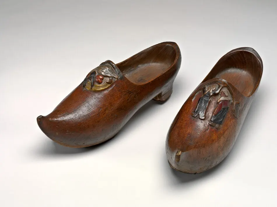 Pair of Wooden Shoes (Sabots) [right] by Paul Gauguin