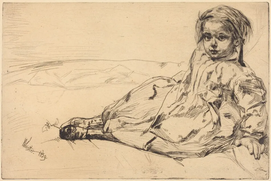 Bibi Valentin by James McNeill Whistler