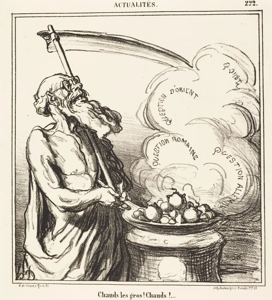 Chauds les gros! chauds!... by Honoré Daumier