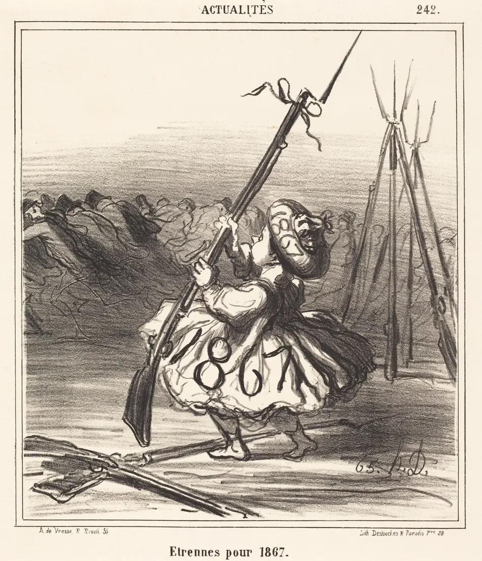 Étrennes pour 1867 by Honoré Daumier