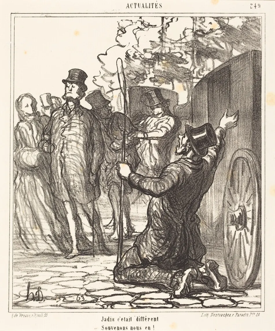 Jadis c'était différent by Honoré Daumier