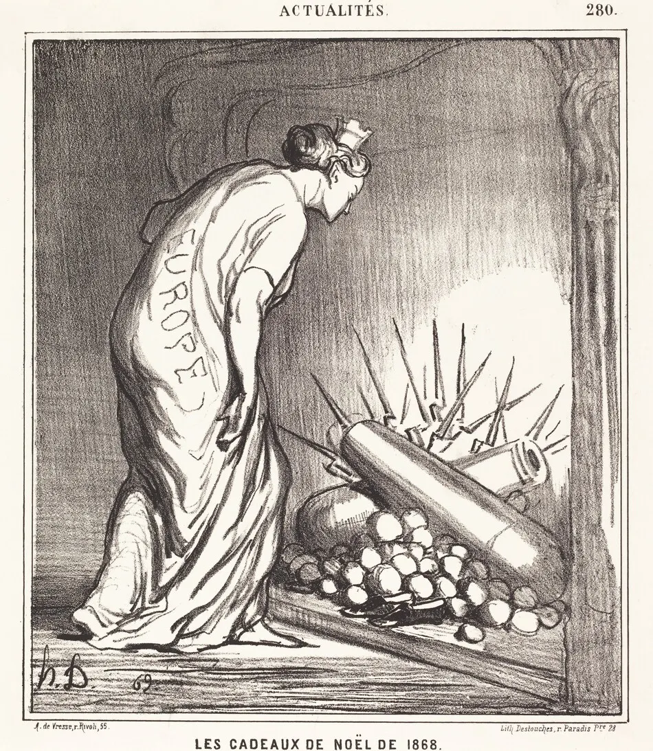 Les Cadeaux de Noël de 1868 by Honoré Daumier