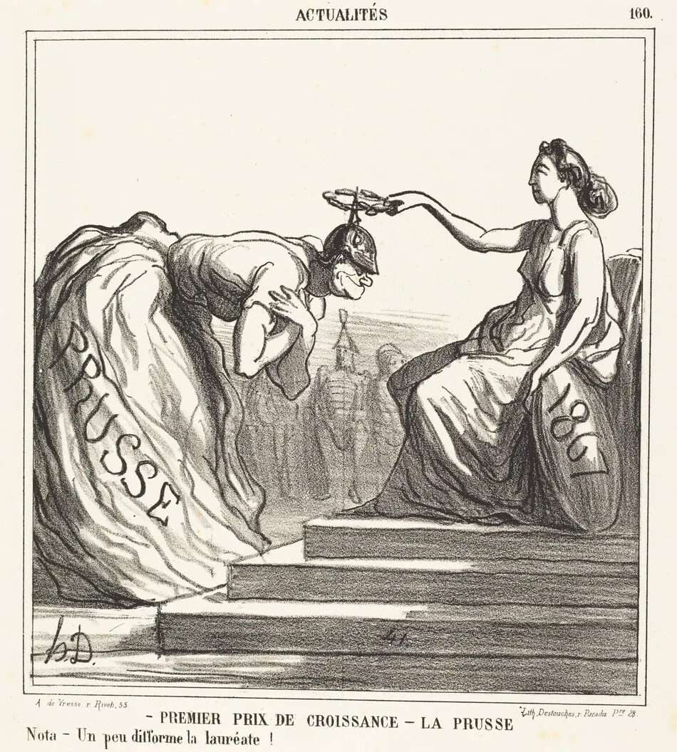 Premier prix de croissance - La Prusse by Honoré Daumier