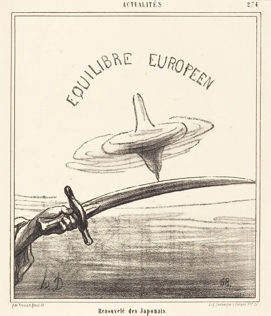 Renouvelé des Japonais by Daumier, Honoré