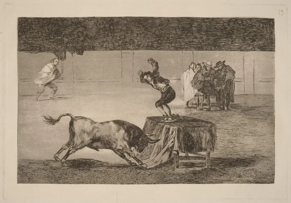 Otra locura suya en la misma plaza (Another Madness of His in the Same Ring) by Francisco Goya