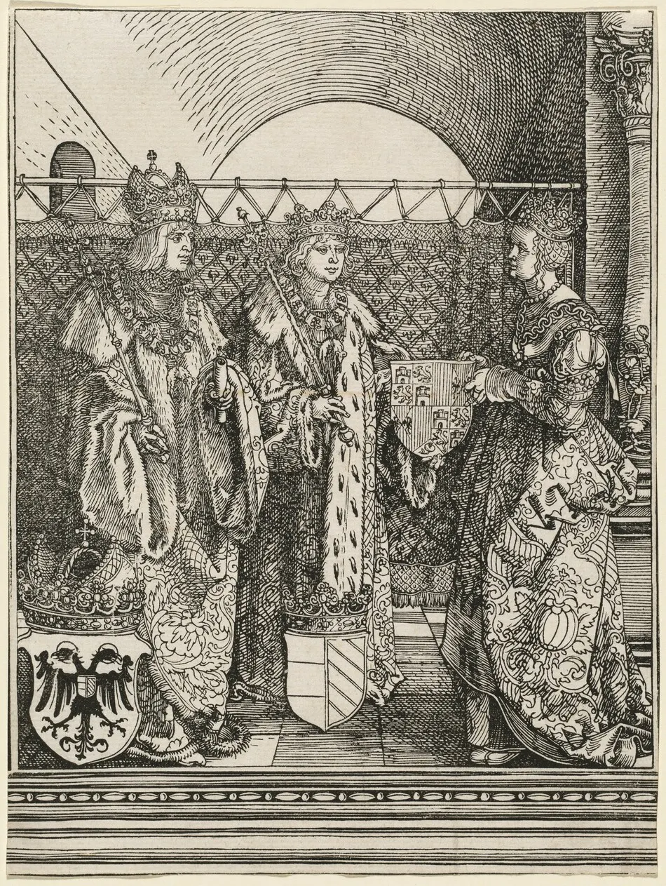 The Betrothal of Philip the Fair with Joan of Castile by Albrecht Dürer
