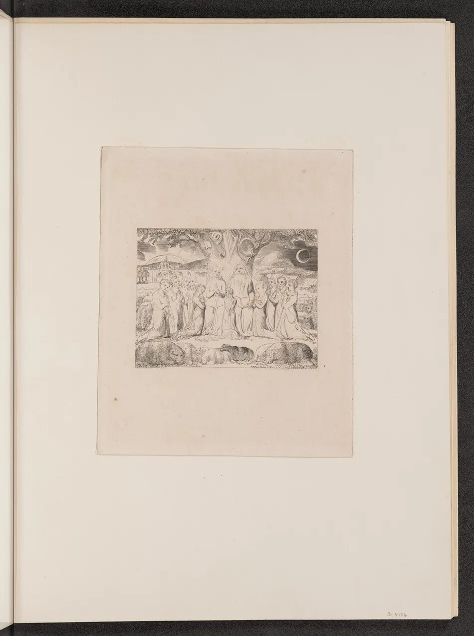 Job and His Family by William Blake