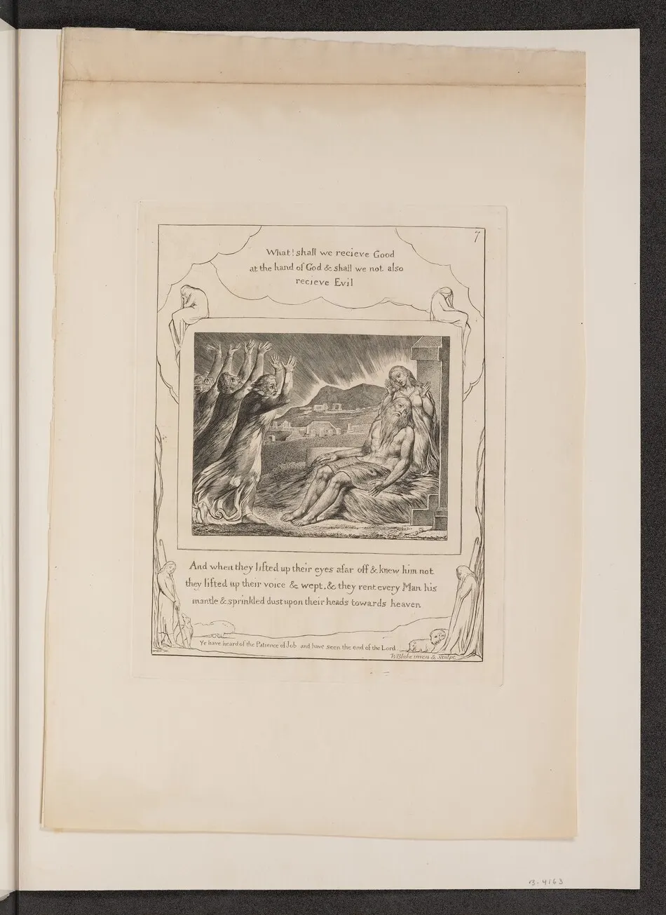 Job's Comforters by William Blake