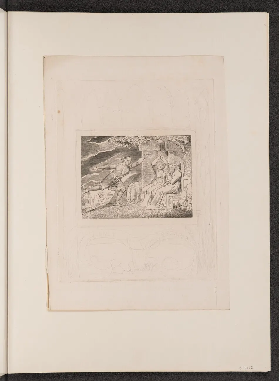 The Messengers Tell Job of His Misfortunes by William Blake