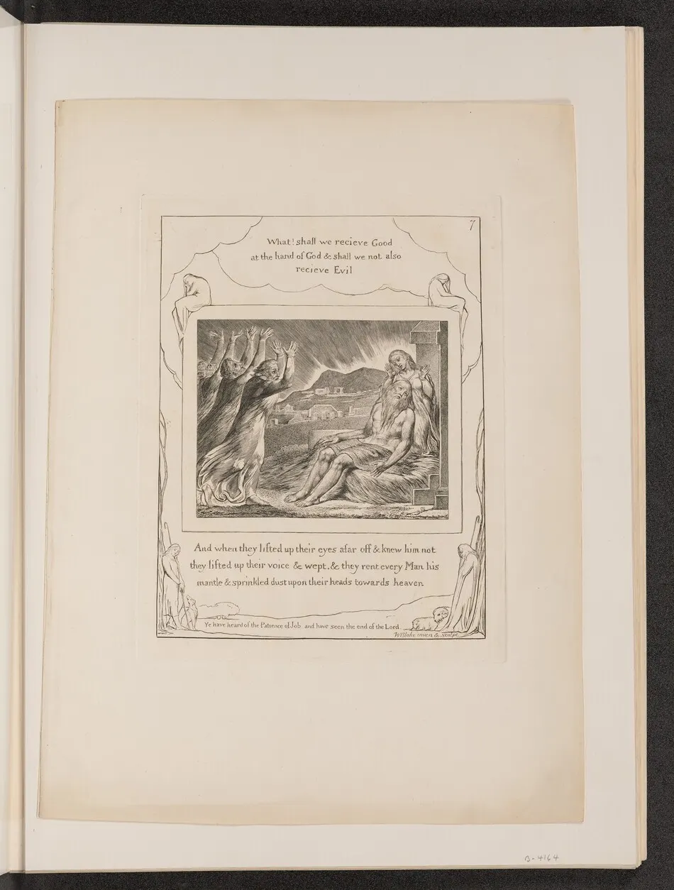 Job's Comforters by William Blake