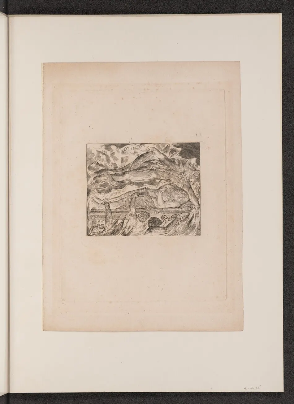 Job's Evil Dreams by William Blake