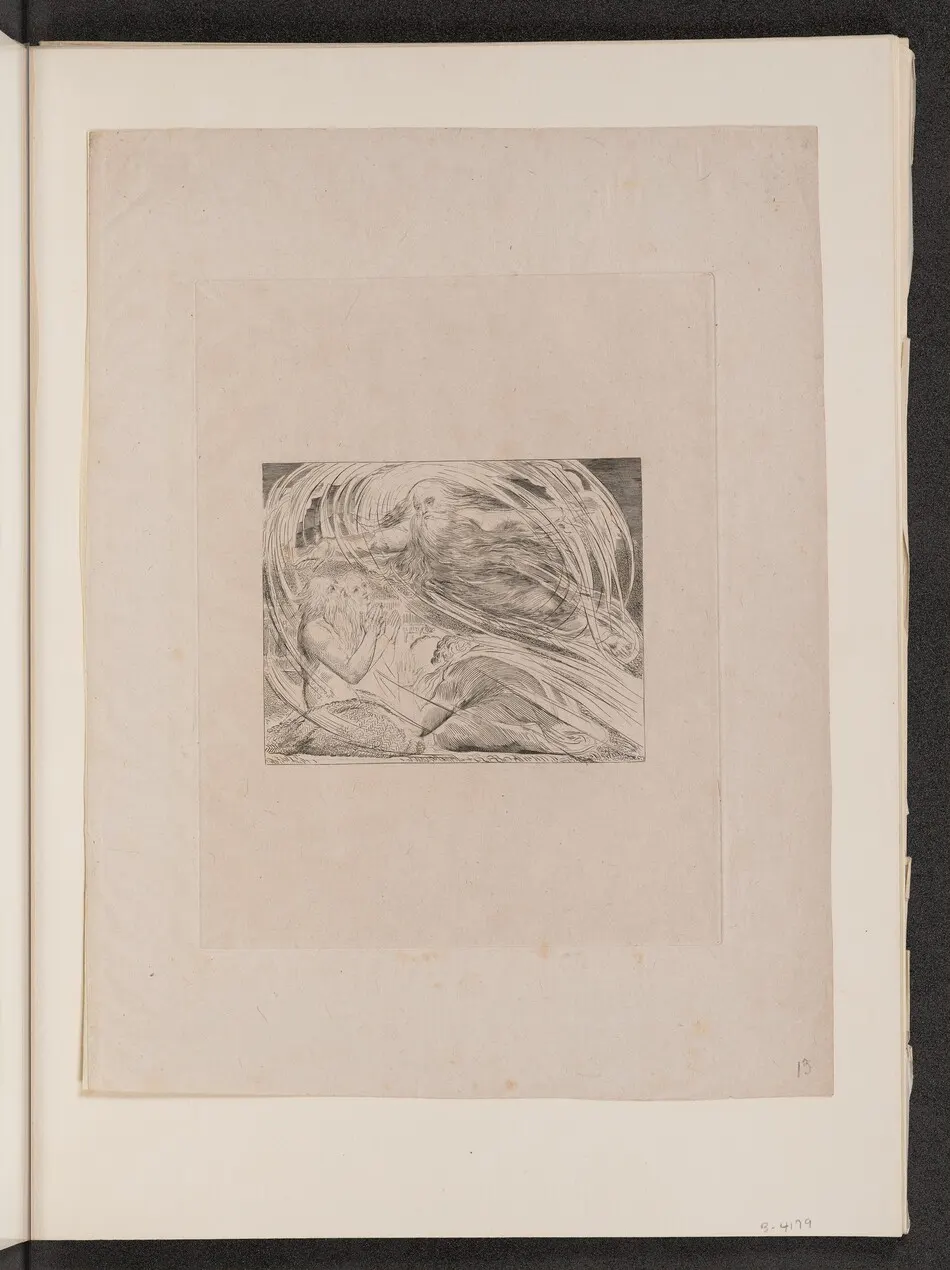 The Lord Answering Job out of the Whirlwind by William Blake