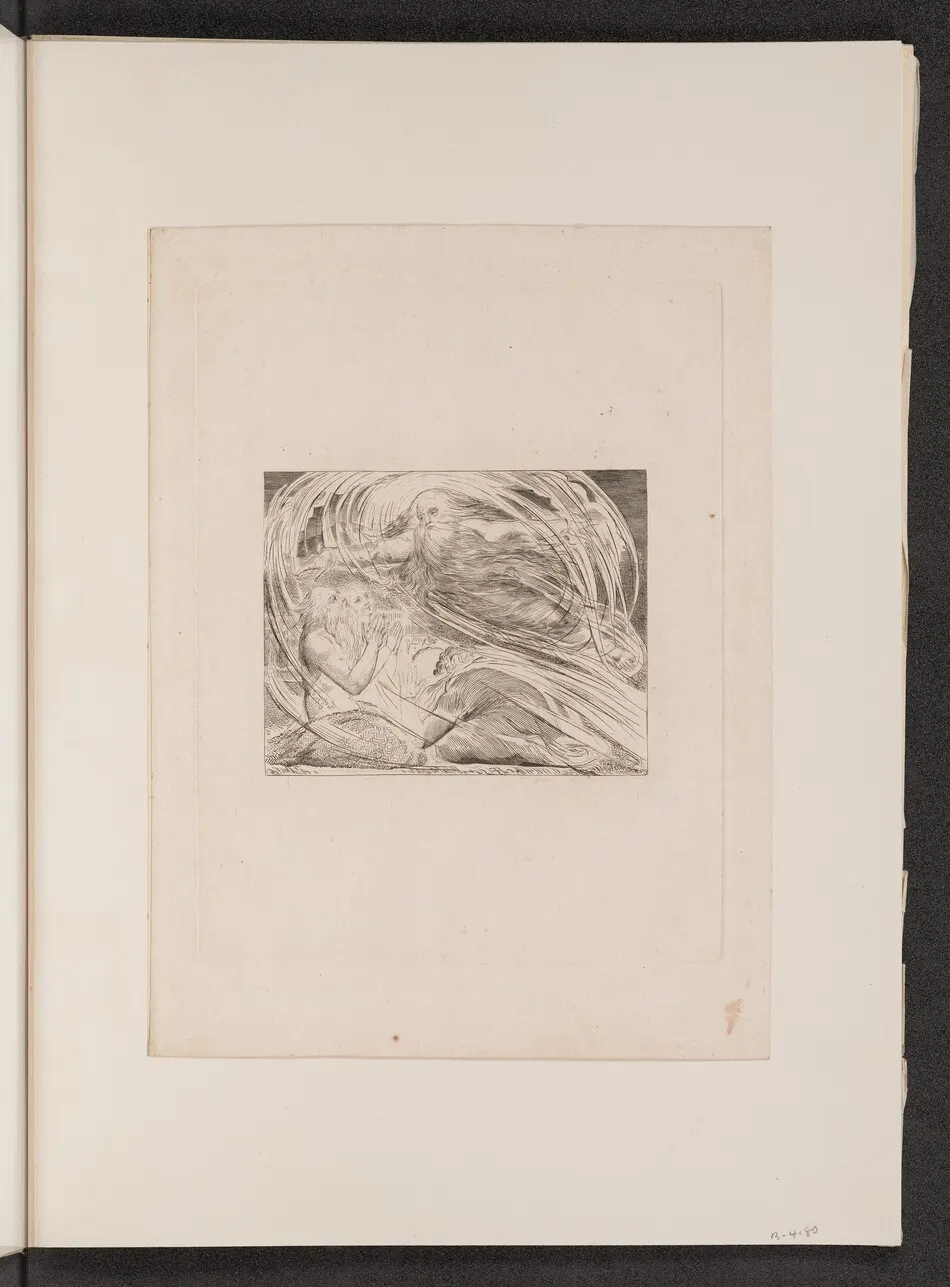 The Lord Answering Job out of the Whirlwind by William Blake